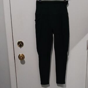 Beyond Yoga Dark Green High-Waisted Leggings